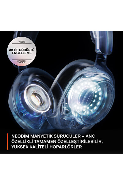SteelSeries Arctis Nova Pro Wireless Multi-platform Gaming Kulaklık - Beyaz