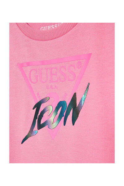 Guess Oranžové pohodlné šaty - pro děti