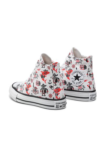 converse boty Burgundy Kids
