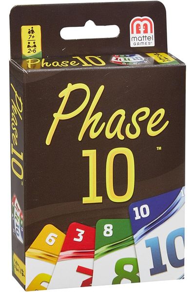 Mattel Games Phase 10, Rummy-type Card Game FFY05