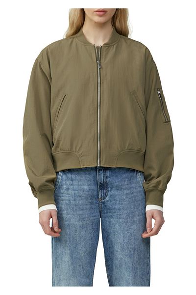QS by s.Oliver Bouson with Stand up Collars and Ribbed Cuffs