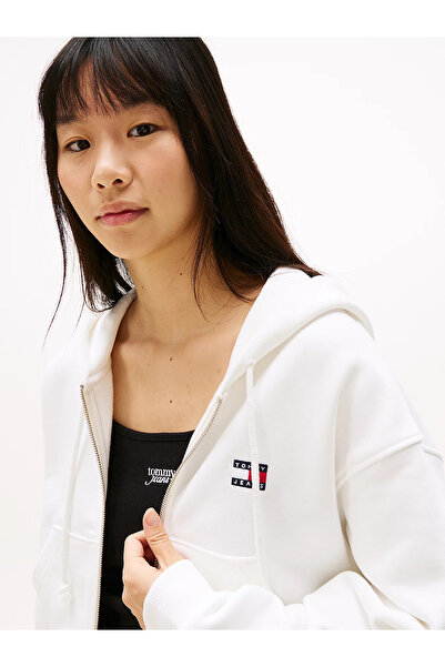 Tommy Hilfiger Mikina s kapucňou a odznakom TJW BXY CRP