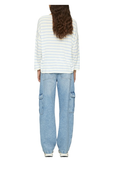 QS by s.Oliver Πλεκτό πουλόβερ με μανίκια και ρίγες