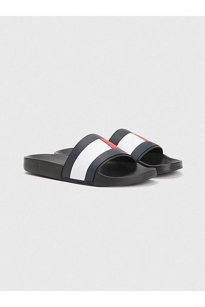 Tommy Hilfiger Fm0fm04263bds Siyah Erkek Terlik