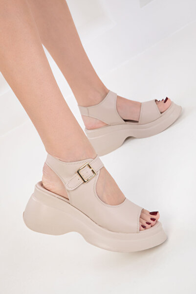 SOHO Beige Women's Sandals 20396