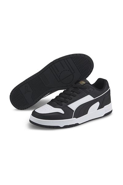Puma Rbd Game Low Schwarz-weiße Herren-Sportschuhe 386373 -07