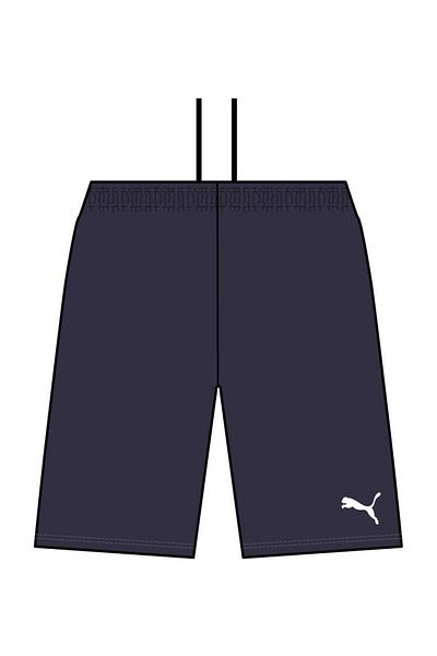 Puma Teamrise rövid férfi futballnadrág 70494206   sötétkék