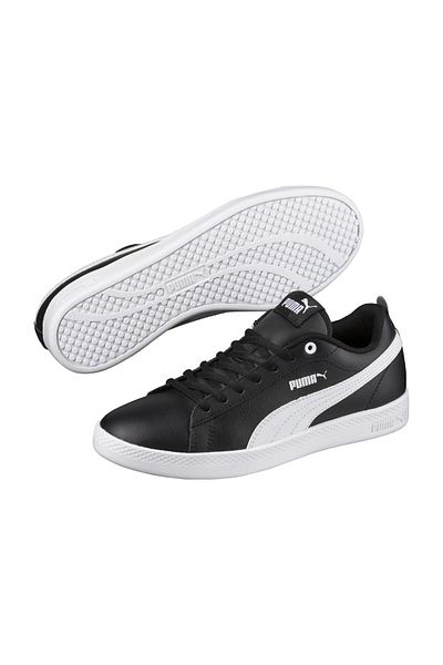 Puma Damskie tenisówki SMASH WNS V2 czarno-białe100325842