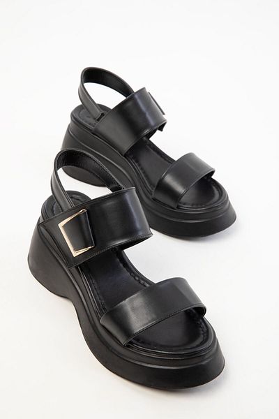 SOHO Schwarze Damensandalen 20433