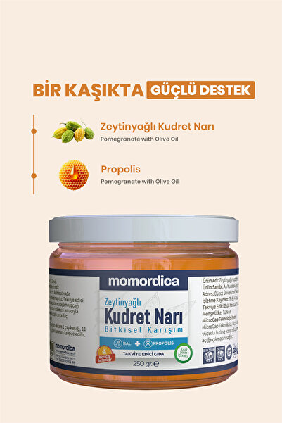 MOMORDİCA Zeytinyağlı Kudret Narı (propolis Ve Bal Ilaveli) - 250gr