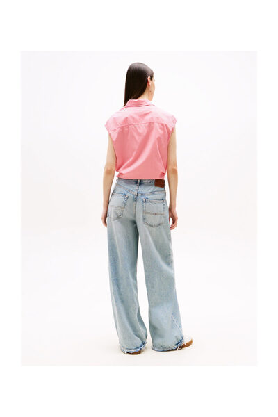 Tommy Hilfiger Tjw Poplin Front Knot Shirt