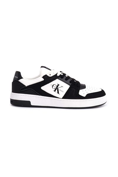 Calvin Klein Logo Kožené tenisky YM0YM0088401W Pánské BOTY YM0YM00884 01W