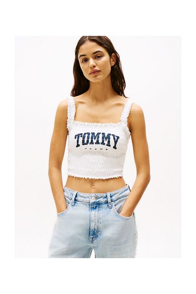 Tommy Hilfiger TJW SMOCK Varsity Bralette – bequem und stilvoll