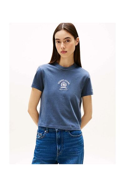 Tommy Hilfiger TJW REG SH VARSITY CREST TEE - Unisex tričko s potiskem Varsity