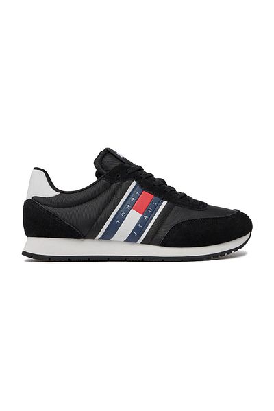 Tommy Hilfiger Černé tenisky pro Erkeka