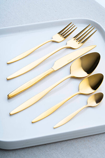 ACAR Violet 72 Parça 12 Kişilik Çatal Kaşık Bıçak Takımı - Çatal Kaşık Bıçak Seti