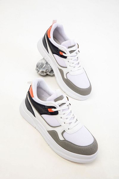 SOHO White-Multi Women's Sneaker 20440