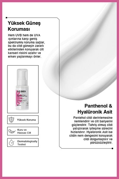 Luis Bien Tone Equalizing Pink Sunscreen Spf 50+ |   Anti-Blemish & Moisturizer |   For All Skin