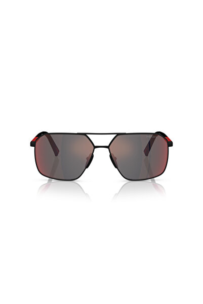 Prada Linea Rossa Man IRREGULAR Sun- PS A50S - lense size:60mm - BLACK RUBBER