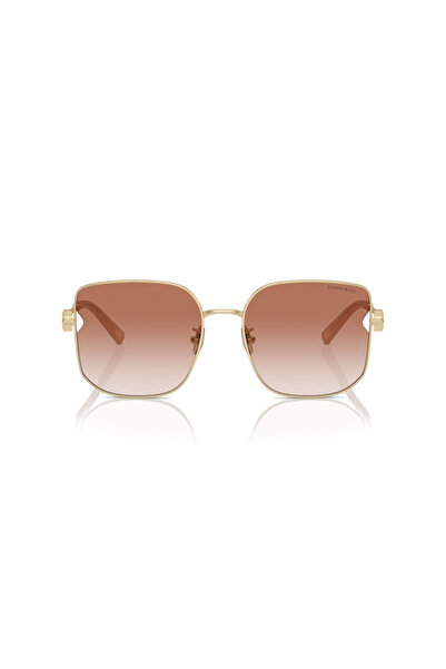Tiffany Woman Square Sunglasses- Tf 3105d - Lense Size:58mm - Pale Gold