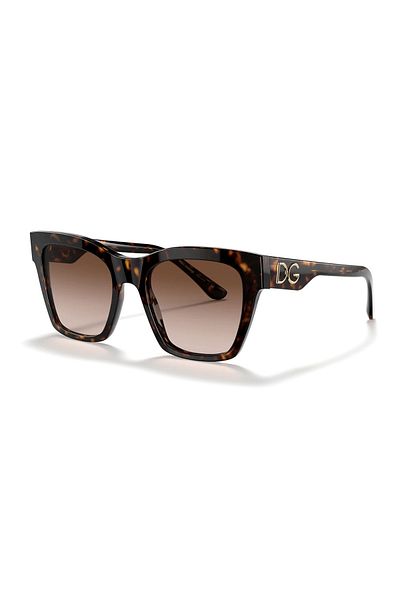 Dolce&Gabbana Dolce & Gabbana Woman Square Sunglasses- Dg 4384 - Lense Size:53mm - Havana