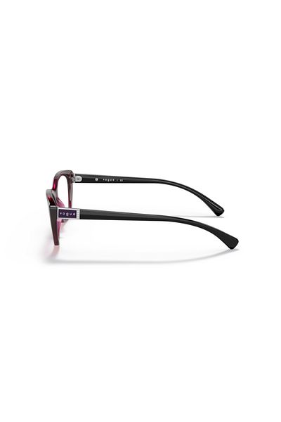 Vogue Woman Oval Eyeglasses- Vo 5425b - Lense Size:52mm - Transparent Dark Cherry