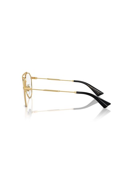 Dolce&Gabbana Dolce & Gabbana Man Pilot Eyeglasses- Dg 1353 - Lense Size:57mm - Gold/matte Black