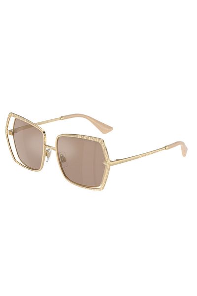 Dolce&Gabbana Dolce & Gabbana Woman Butterfly Sunglasses- Dg 2306 - Lense Size:55mm - Pale Gold