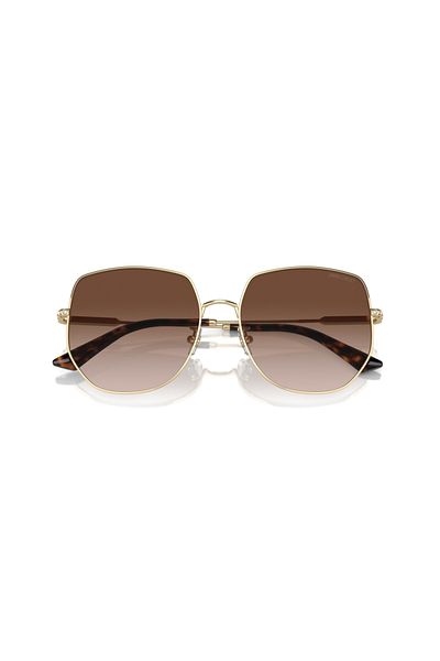 Jimmy Choo Woman Phantos Sunglasses- Jc 4006bd - Lense Size:58mm - Pale Gold