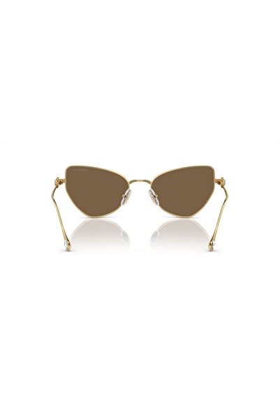 Swarovski Woman Irregular Sunglasses- Sk 7011 - Lense Size:56mm - Gold