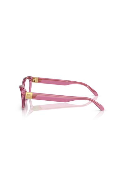 Versace Woman Cat Eye Eyeglasses- Ve 3356 - Lense Size:53mm - Transparent Light Pink