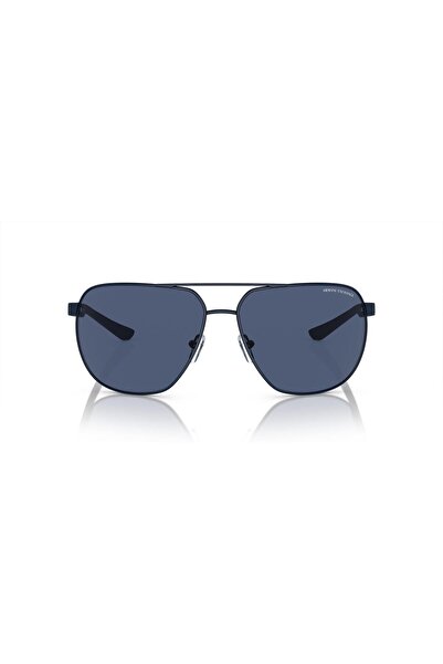 Armani Exchange Man Round Sunglasses- Ax 2047s - Lense Size:63mm - Matte Blue