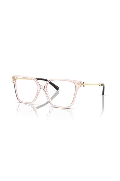 Tiffany Woman Square Eyeglasses- Tf 2234b - Lense Size:54mm - Crystal Nude