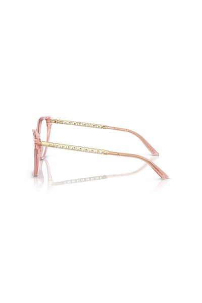 Versace Woman Cat Eye Eyeglasses- Ve 3353 - Lense Size:52mm - Transparent Pink