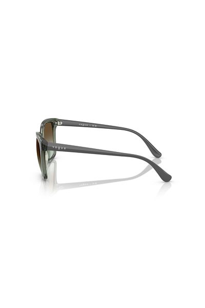 Vogue Woman Pillow Sunglasses- Vo 5426s - Lense Size:54mm - Transparent Mallard Green