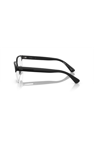 Prada Man Pillow Eyeglasses- Pr A52v - Lense Size:52mm - Matte Black