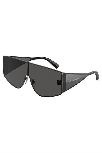 Dolce&Gabbana Dolce & Gabbana Man Rectangle Sunglasses- Dg 2305 - Lense Size:44mm - Black