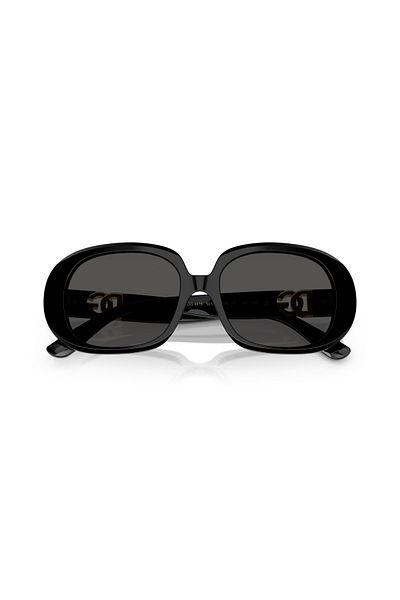 Dolce&Gabbana Dolce & Gabbana Woman Oval Sunglasses- Dg 4476 - Lense Size:56mm - Black