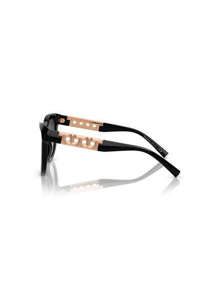 Tiffany Woman Cat Eye Sunglasses- Tf 4215 - Lense Size:53mm - Black