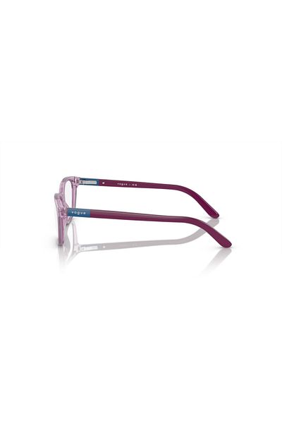 Vogue Junior Vista Woman Square Eyeglasses- Vo 2001 - Lense Size:47mm - Top Transparent Violet