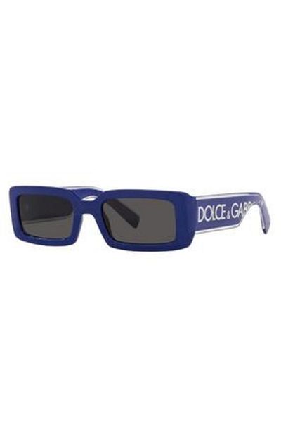 Dolce&Gabbana Dolce & Gabbana Woman Rectangle Sunglasses- Dg 6187 - Lense Size:53mm - Blue