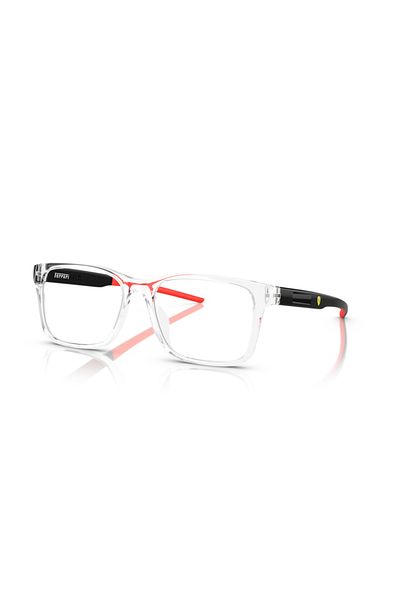 Scuderia Ferrari Ferrari Scuderia Man Square Eyeglasses- Fz 8010u - Lense Size:54mm - Crystal