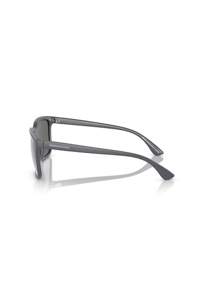 Armani Exchange Man Rectangle Sunglasses- Ax 4112su - Lense Size:55mm - Matte Grey