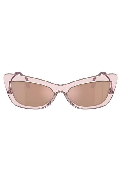 Dolce&Gabbana Dolce & Gabbana Woman Cat Eye Sunglasses- Dg 4467b - Lense Size:55mm - Transparent Rose