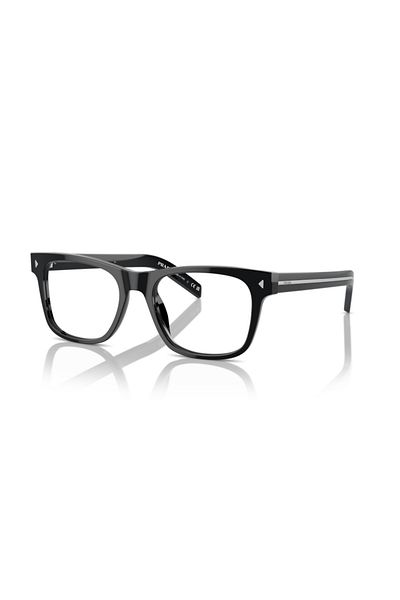 Prada Glasses Frame Model O;pr;a13v, 52, 16k1o1 Black For Man