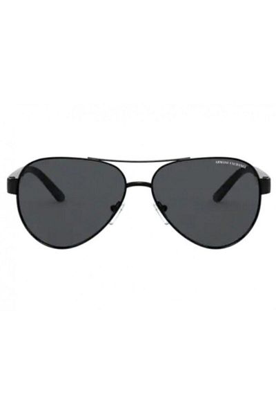 Armani Exchange Man Pilot Sunglasses- Ax 2034s - Lense Size:59mm - Matte Black
