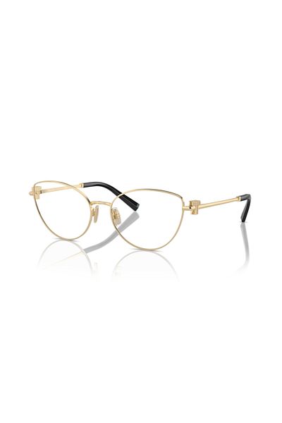 Tiffany Woman Cat Eye Eyeglasses- Tf 1159b - Lense Size:54mm - Pale Gold