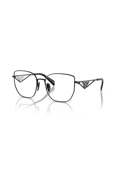 Prada Woman Butterfly Eyeglasses- Pr A54vd - Lense Size:55mm - Black