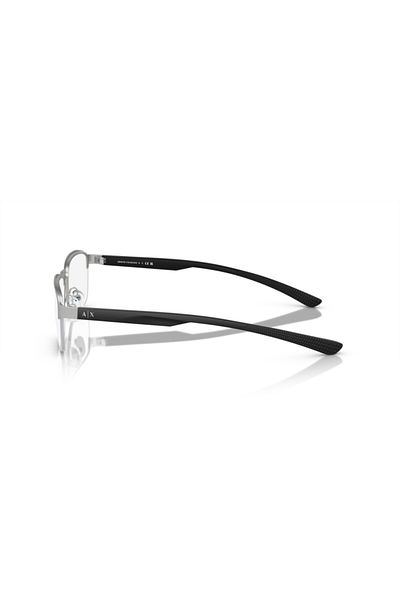Armani Exchange Man Pillow Eyeglasses- Ax 1061 - Lense Size:57mm - Matte Silver