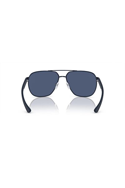 Armani Exchange Man Round Sunglasses- Ax 2047s - Lense Size:63mm - Matte Blue